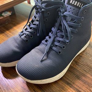 Blue and White No Bull High Top